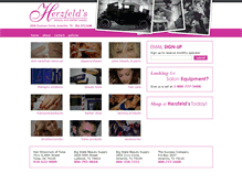 Tablet Screenshot of herzfeldsbeautysupply.com